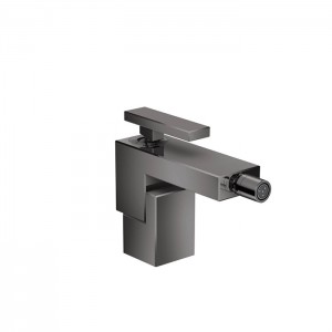 Axor Edge Смеситель для биде, на 1 отв., с донным клапаном push/open, излив 149мм, цвет: черный
