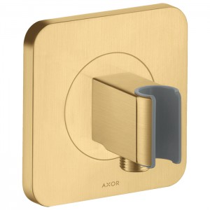 Axor Citterio E Держатель ручного душа 12х12см, цвет: шлифованное золото