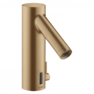 Axor Starck Cмеситель для раковины, на 1 отв., электроный, питание от батареек, цвет: шлифованная бронза