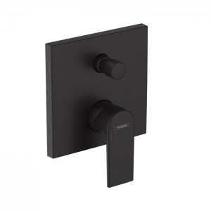 Hansgrohe Vernis Shape Смеситель для ванны, встраиваемый, внешняя часть, цвет: матовый черный Hansgrohe Vernis Shape Смеситель для ванны, встраиваемый, внешняя часть, цвет: матовый черный