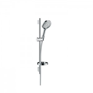Hansgrohe Raindance Select S Душевой набор: штанга 65см., ручной душ 120, 3jet (Rain, RainAir, WhirlAir), EcoSmart, мыльница, шланг, цвет: хром Hansgrohe Raindance Select S Душевой набор: штанга 65см., ручной душ 120, 3jet (Rain, RainAir, WhirlAir), EcoSmart, мыльница, шланг, цвет: хром