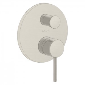 Axor Starck Смеситель для ванны, встраиваемый, с переключателем на 2 потока, цвет: сталь