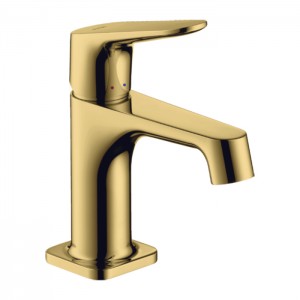 Axor Citterio M Смеситель для раковины 70, на 1 отв., с донным клапаном, цвет: полированное золото