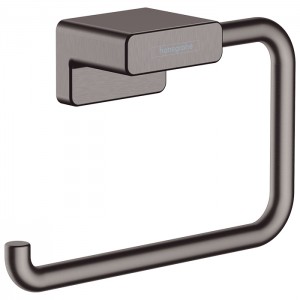 Hansgrohe AddStoris Держатель т/б без крышки, цвет: шлифованный черный хром Hansgrohe AddStoris Держатель т/б без крышки, цвет: шлифованный черный хром