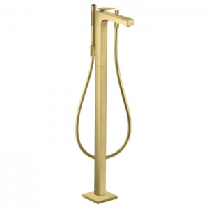 Axor Citterio Смеситель для ванны, напольный, с ручным душем, цвет: шлифованная медь