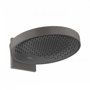 Hansgrohe Rainfinity Верхний душ 360 1jet с настенным креплением, цвет: шлифованный черный хром Hansgrohe Rainfinity Верхний душ 360 1jet с настенным креплением, цвет: шлифованный черный хром