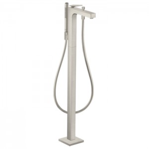 Axor Citterio Смеситель для ванны,напольный, с ручным душем, цвет: сталь