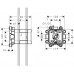 Axor ShowerCollection Скрытая часть верхнего душа 24x24 см, ½’