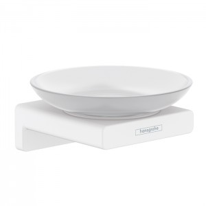 Hansgrohe AddStoris Мыльница, цвет: белый матовый Hansgrohe AddStoris Мыльница, цвет: белый матовый