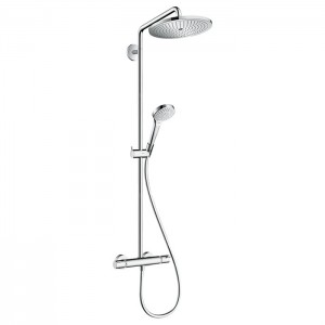 Hansgrohe Croma Select 280 1jet SHP Душевая система Showerpipe с термостатом, цвет: хром Hansgrohe Croma Select 280 1jet SHP Душевая система Showerpipe с термостатом, цвет: хром
