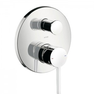 Axor Starck Однорычажный смеситель для ванны для скрытого монтажа, внешняя часть, цвет: хром