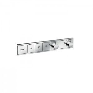 Hansgrohe RainSelect Термостат для душа, 3 источника, внешняя часть, цвет: хром Hansgrohe RainSelect Термостат для душа, 3 источника, внешняя часть, цвет: хром