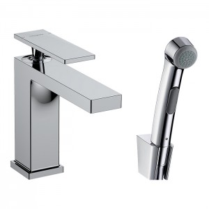 Hansgrohe Tecturis E Смеситель для раковины, на 1 отв., с ручной лейкой, цвет: хром Hansgrohe Tecturis E Смеситель для раковины, на 1 отв., с ручной лейкой, цвет: хром