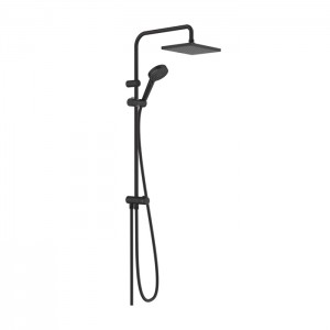 Hansgrohe Vernis Shape Душевая стойка с верхним душем 230 1jet Reno EcoSmart, цвет: матовый черный Hansgrohe Vernis Shape Душевая стойка с верхним душем 230 1jet Reno EcoSmart, цвет: матовый черный