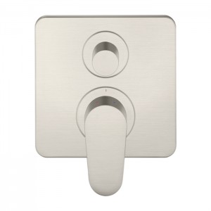 Axor Citterio M Смеситель для ванны, встраиваемый, с переключателем на 2 потока, цвет: сталь