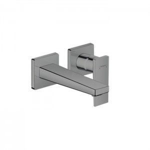 Hansgrohe Metropol Встраиваемый смеситель для раковины, излив 225мм, внешняя часть, цвет: шлифованный черный хром Hansgrohe Metropol Встраиваемый смеситель для раковины, излив 225мм, внешняя часть, цвет: шлифованный черный хром