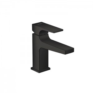 Hansgrohe Metropol Смеситель для раковины 100, на 1 отв, с донным клапаном, излив 127мм, цвет: черный матовый Hansgrohe Metropol Смеситель для раковины 100, на 1 отв, с донным клапаном, излив 127мм, цвет: черный матовый