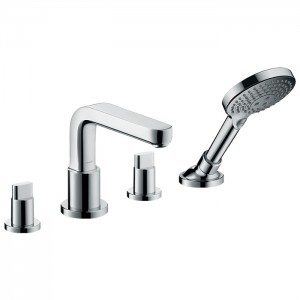 Hansgrohe Metris S Смеситель на борт ванны, 4 отв., цвет: хром Hansgrohe Metris S Смеситель на борт ванны, 4 отв., цвет: хром