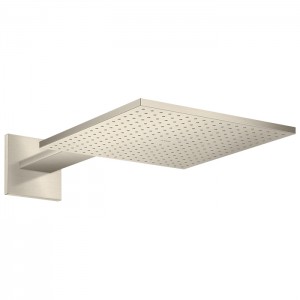 Axor ShowerSolutions Верхний душ, 30x30см, 1jet, с держателем 45см, настенный, цвет: шлифованный никель