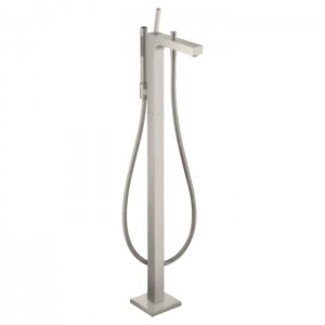 Axor Citterio Смеситель для ванны, напольный, с ручным душем, цвет: сталь