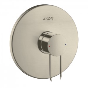 Axor Uno Встраиваемый смеситель для душа, однорычажный, внешняя часть, цвет: шлифованный никель
