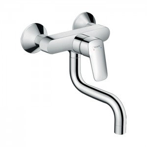Hansgrohe Logis M31 Смеситель для раковины настенный, излив: 15см., цвет: хром Hansgrohe Logis M31 Смеситель для раковины настенный, излив: 15см., цвет: хром