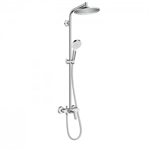Hansgrohe Crometta S 240 SHP Душевая система 102см, с верхним Ø240мм., ручным дешем и однорычажным семесителем, цвет: хром ЦЕНА по АКЦИИ Hansgrohe Crometta S 240 SHP Душевая система 102см, с верхним Ø240мм., ручным дешем и однорычажным семесителем, цвет: хром ЦЕНА по АКЦИИ
