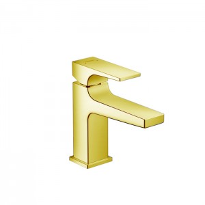 Hansgrohe Metropol Смеситель для раковины 100, на 1 отв, с донным клапаном, излив 127мм, цвет: золото Hansgrohe Metropol Смеситель для раковины 100, на 1 отв, с донным клапаном, излив 127мм, цвет: золото