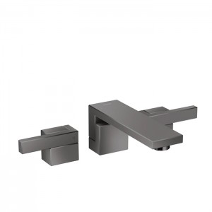 Axor Edge Смеситель для раковины, на 3 отв., с донным клапаном push/open, излив 190мм, цвет: черный