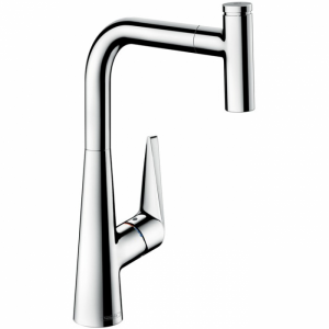 Hansgrohe Talis Select S, Смеситель для кухни, с выдвижным душем, Цвет: сталь Hansgrohe Talis Select S, Смеситель для кухни, с выдвижным душем, Цвет: сталь