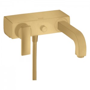 Axor Citterio Смеситель для ванны, настенный, цвет: шлифованное золото