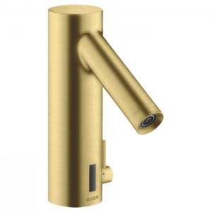 Axor Starck Cмеситель для раковины, на 1 отв., электроный, питание от сети 230V, с регулировкой температуры, цвет: шлифованная медь