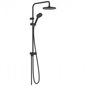 Hansgrohe Vernis Blend Душевая стойка с верхним душем 200 1jet Reno, цвет: матовый черный Hansgrohe Vernis Blend Душевая стойка с верхним душем 200 1jet Reno, цвет: матовый черный