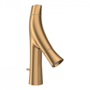 Axor Starck Organic Смеситель для раковины 80, на 1 отв., с донным клапаном, цвет: шлифованная медь