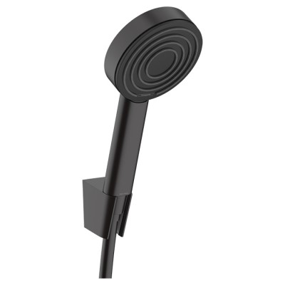 Hansgrohe Pulsify 1j Porter-набор Душевой гарнитур, ручной душ, настенный держатель и шланг 125см., цвет: черный матовый