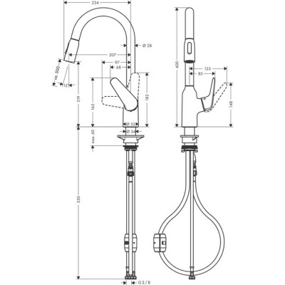 Hansgrohe Focus Смеситель для раковины, на 1 отв., цвет: хром
