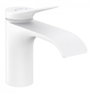 Hansgrohe Vivenis Смеситель для раковины, на 1 отв., с донным клапаном, цвет: белый матовый Hansgrohe Vivenis Смеситель для раковины, на 1 отв., с донным клапаном, цвет: белый матовый