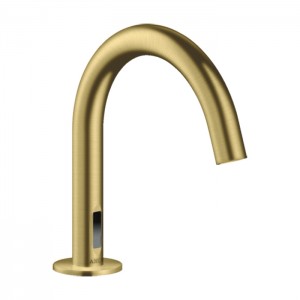 Axor Uno Смеситель для раковины, на 1 отв., электронный, с предустановкой температуры, работа от сети 230 V, цвет: шлифованная медь