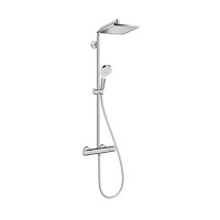 Hansgrohe Crometta E 240 SHP Душевая система 103см, с верхним душем 240х240мм., ручным дешем и термостатическим смесителем, цвет: хром Hansgrohe Crometta E 240 SHP Душевая система 103см, с верхним душем 240х240мм., ручным дешем и термостатическим смесителем, цвет: хром