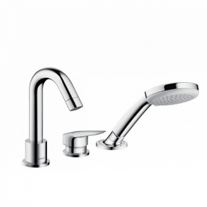 Hansgrohe Logis, Смеситель на борт ванны, на 3 отверстия, Цвет: хром Hansgrohe Logis, Смеситель на борт ванны, на 3 отверстия, Цвет: хром
