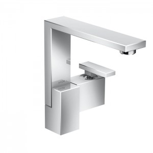Axor Edge Смеситель для раковины, на 1 отв., с донным клапаном push/open, излив 175мм, цвет: хром