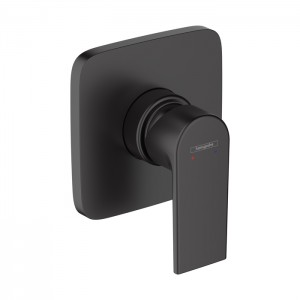 Hansgrohe Vernis Shap Смеситель для душа, однорычажный, встраиваеемый, внешняя часть, цвет: матовый черный Hansgrohe Vernis Shap Смеситель для душа, однорычажный, встраиваеемый, внешняя часть, цвет: матовый черный
