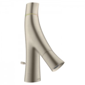 Axor Starck Organic Смеситель для раковины 50, на 1 отв., с донным клапаном, цвет: шлифованный никель