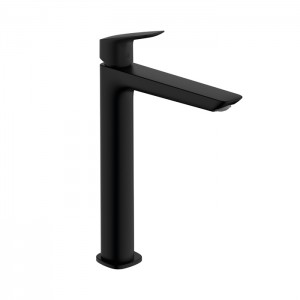 Hansgrohe Logis Смеситель для раковины, однорычажный, 240 Fine, со сливным гарнитуром, цвет: матовый черный Hansgrohe Logis Смеситель для раковины, однорычажный, 240 Fine, со сливным гарнитуром, цвет: матовый черный