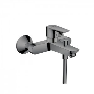 Hansgrohe Talis E Смеситель для ванны настенный, излив 194мм, цвет: шлифованный черный хром Hansgrohe Talis E Смеситель для ванны настенный, излив 194мм, цвет: шлифованный черный хром