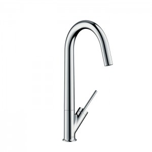 Axor Starck Смеситель для кухни, однорычажный, на 1 отв, излив 216мм, цвет: под сталь