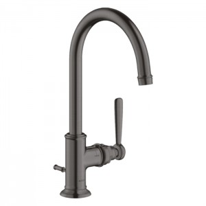 Axor Montreux Смеситель для раковины 210, на 1 отв., с донным клапаном, цвет: шлифованный черный хром