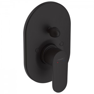 Hansgrohe Vernis Blend Смеситель для ванны, встраиваемый, цвет: черный матовый Hansgrohe Vernis Blend Смеситель для ванны, встраиваемый, цвет: черный матовый