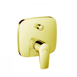 Hansgrohe Talis E Встраиваемый смеситель для ванны, внешняя часть, цвет: золото Hansgrohe Talis E Встраиваемый смеситель для ванны, внешняя часть, цвет: золото