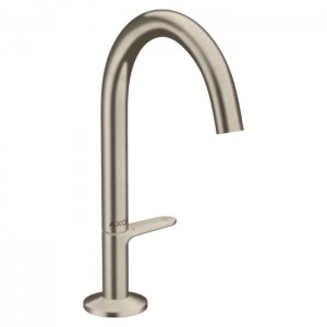 Axor One Смеситель для раковины Sel 170, на 1 отв., с донным клапаном Push-Open, цвет: шлифованный никель